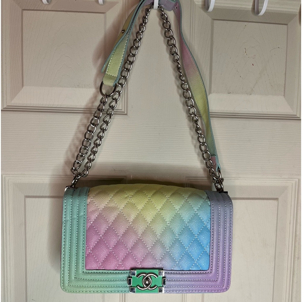 multi color crossbody/ shoulder bag